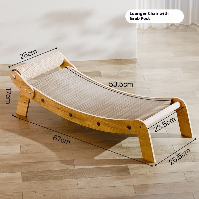 Pet Recliner Cat Scratch Board Toy