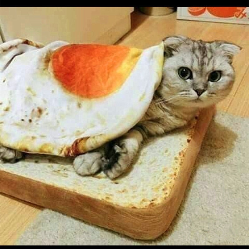 Poached egg quilt