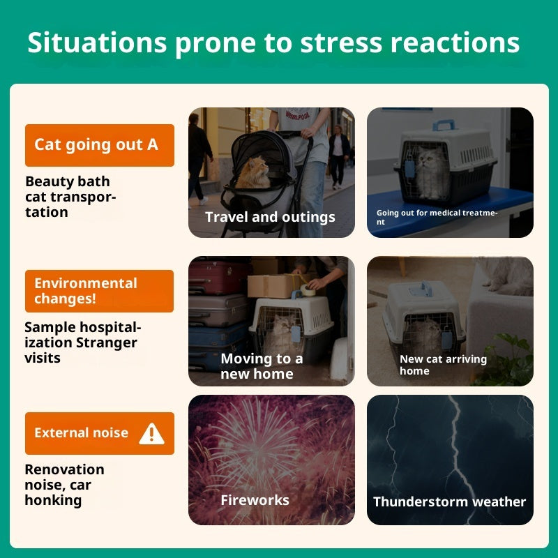 Cat Anti-stress Soothing And Calming Pheromone For Outings