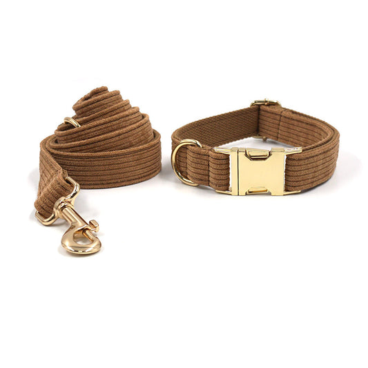 Pet Collar Traction Rope Bow Garbage Pack Chest And Back Five-piece Set