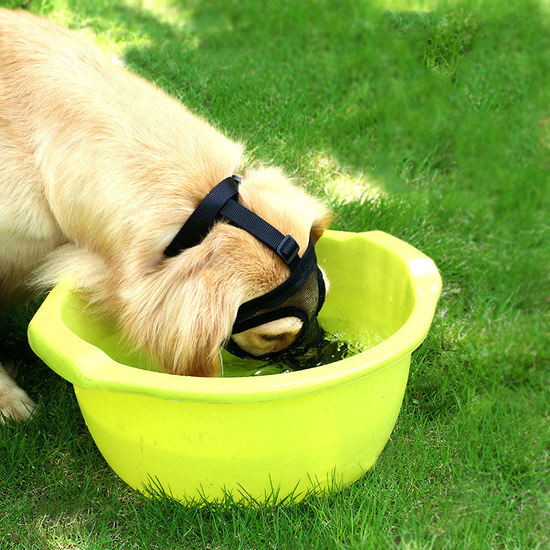 Breathable Mesh Mask That can Bite Bark and Chew Dogs