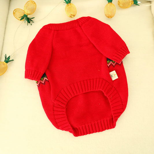 Pet christmas sweater