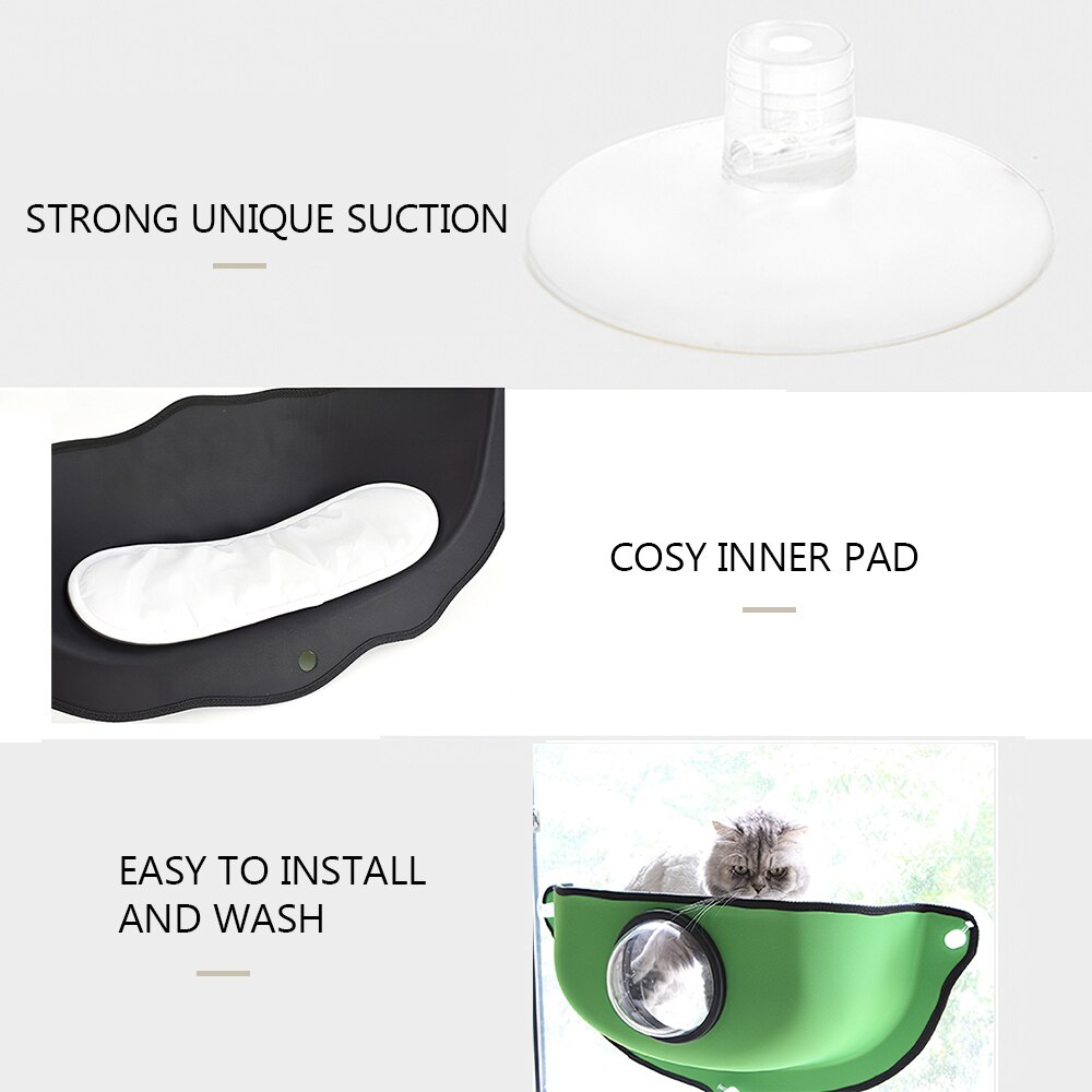Pet Windowsill Nest Suction Cup Cat Hammock