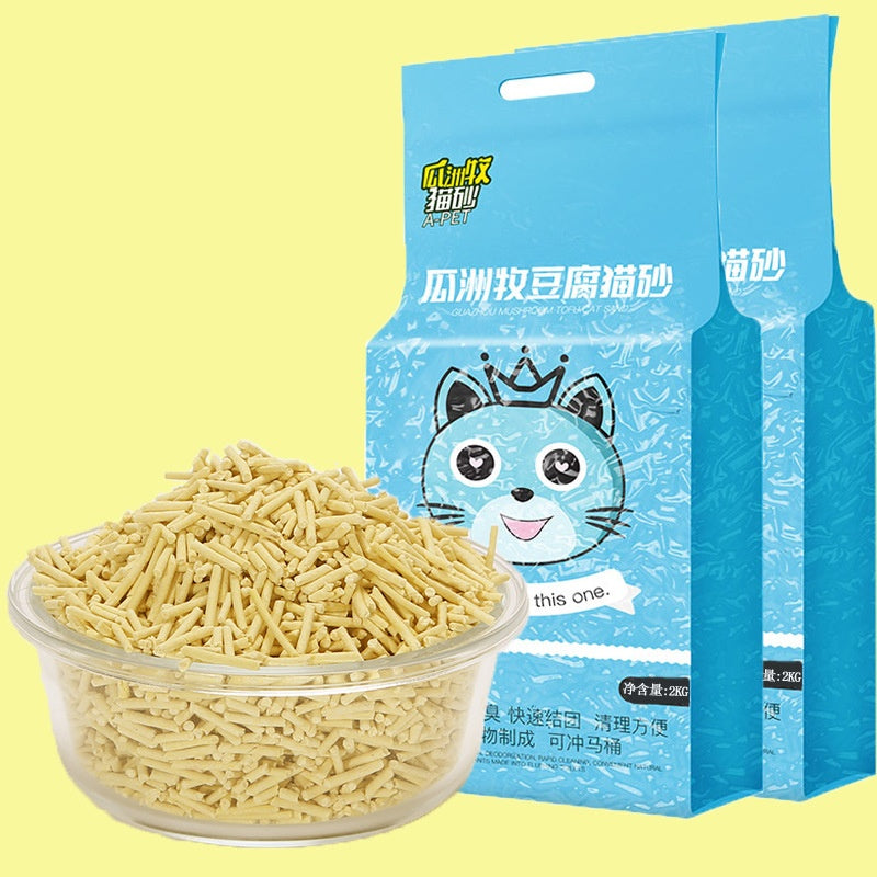 Original Green Tea Tofu Cat Litter Absorbent Group Deodorant