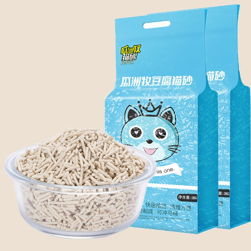 Original Green Tea Tofu Cat Litter Absorbent Group Deodorant