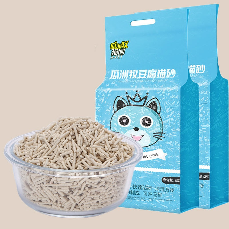 Original Green Tea Tofu Cat Litter Absorbent Group Deodorant