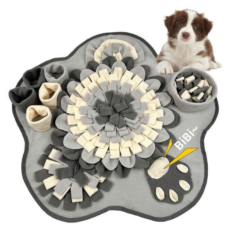 Dog Puzzle Pet Foraging Mat Training Food-Dispensing Mat For Pets