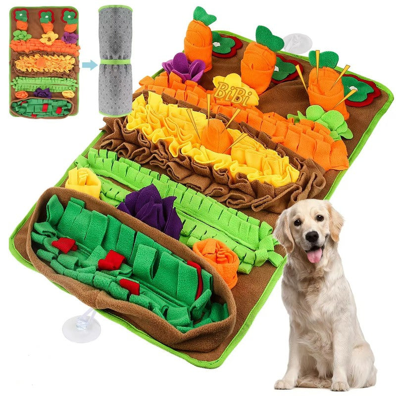 Dog Puzzle Pet Foraging Mat Training Food-Dispensing Mat For Pets