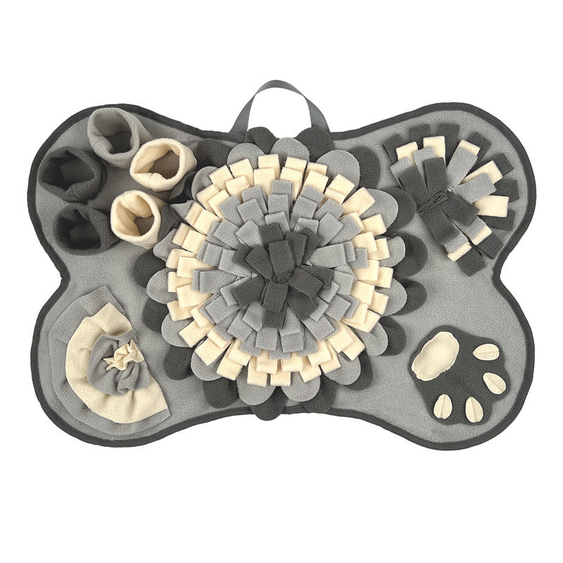 Dog Puzzle Pet Foraging Mat Training Food-Dispensing Mat For Pets