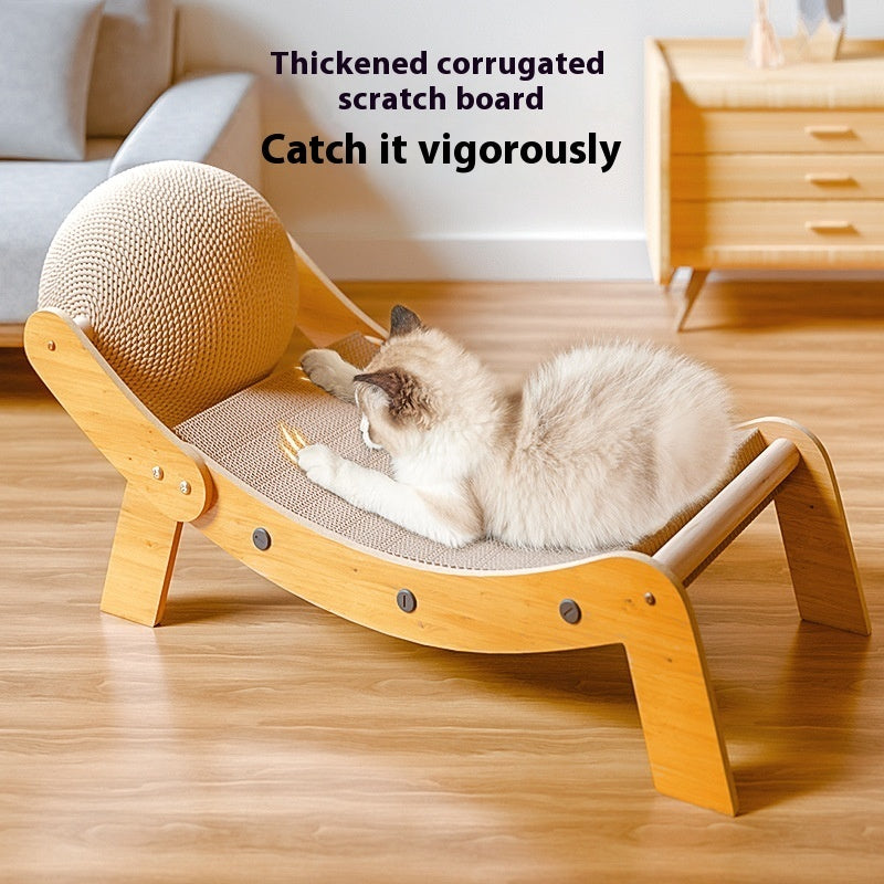 Pet Recliner Cat Scratch Board Toy