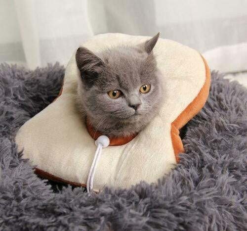 Adjustable Pet Neck Cone Recovery Pet Cat Recovery Collar Cat Soft Lemon Neck Cone Adjustable Pet E Collar After Surgery, Wound Healing Protective Cat Elizabethan Collar For Kitten & Puppy